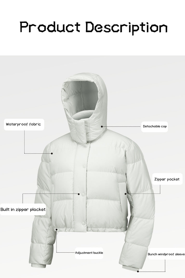 COCRE warm waterproof down jacket