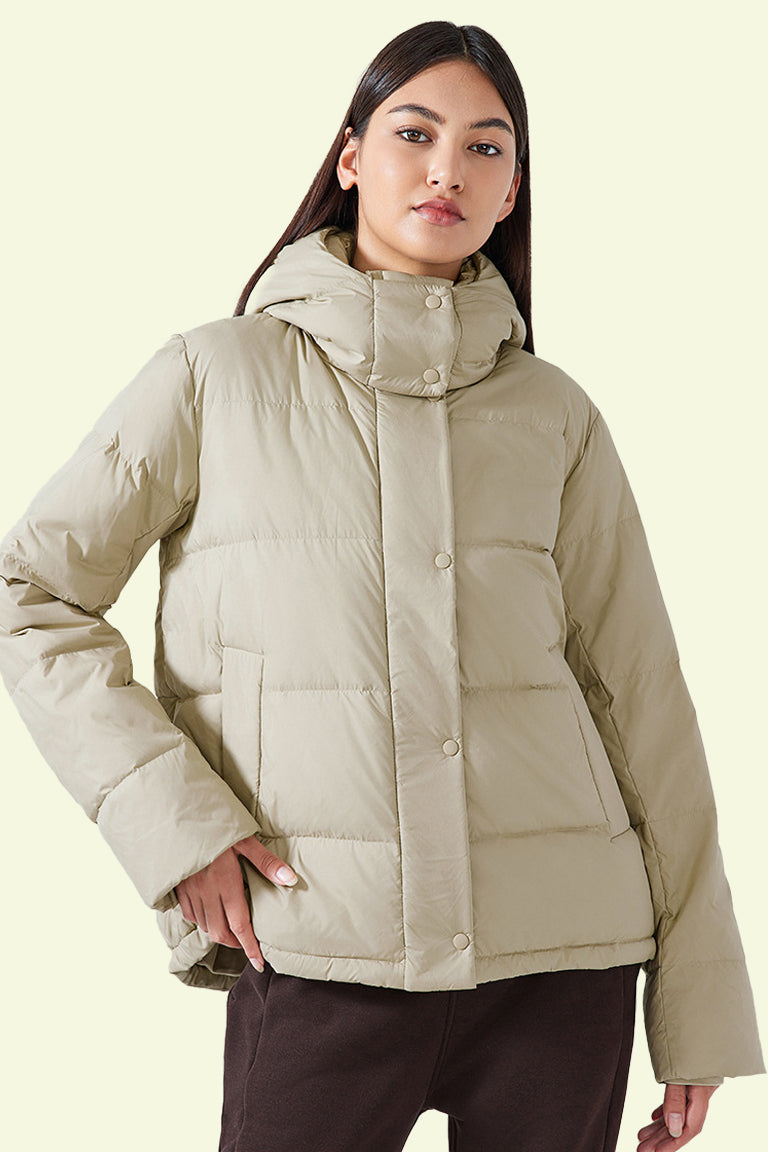 OCRE Casual Hooded Down Jacket