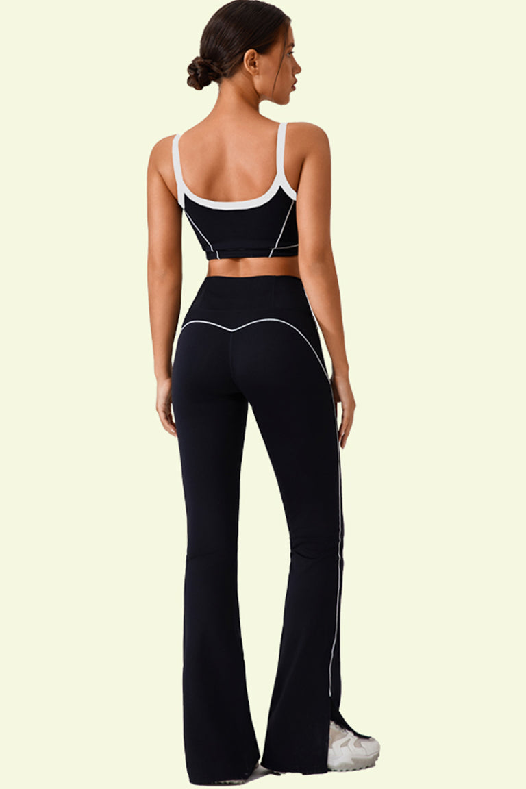 New contrast color yoga suit high elastic yoga suit