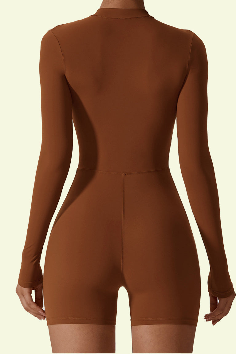 COCRE zippered yoga suit