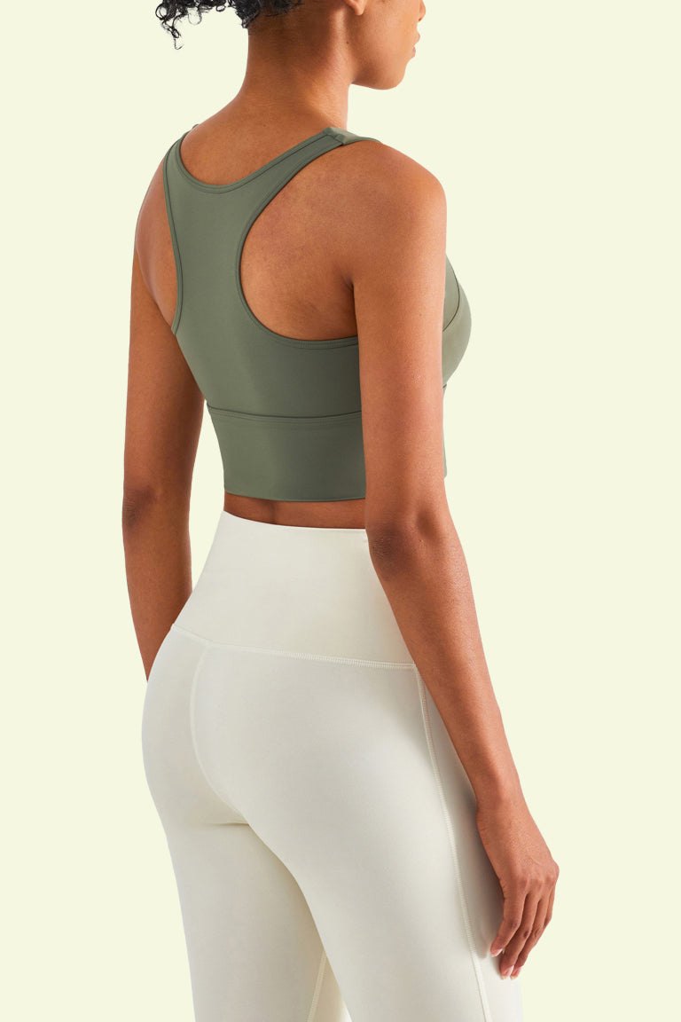 COCRE Fixed Cup Yoga Tank Top