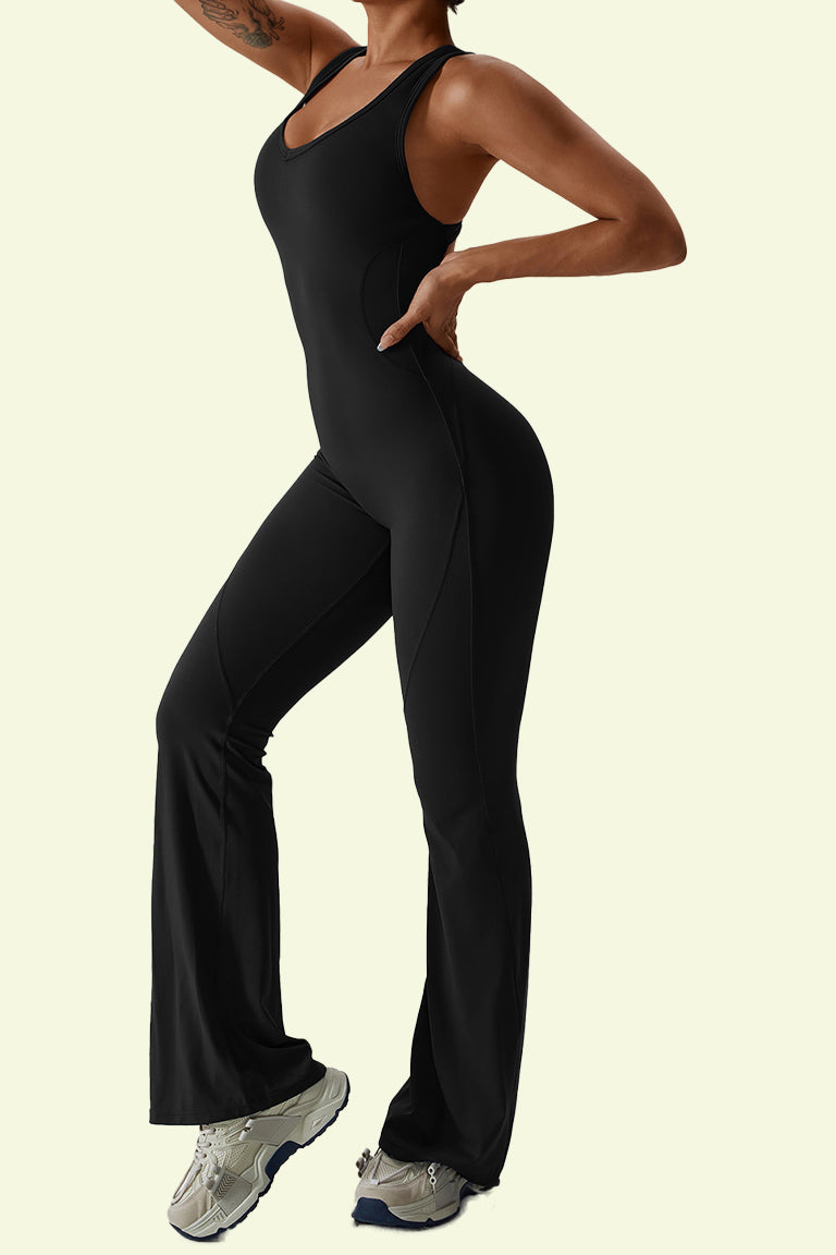 COCRE One-piece flared pants yoga suit