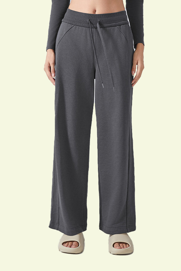 COCRE casual sports straight wide-leg sweatpants