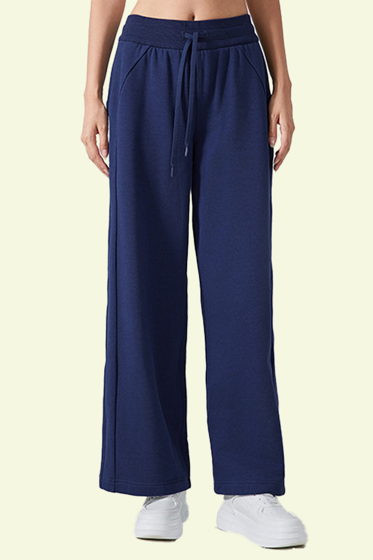 COCRE casual sports straight wide-leg sweatpants